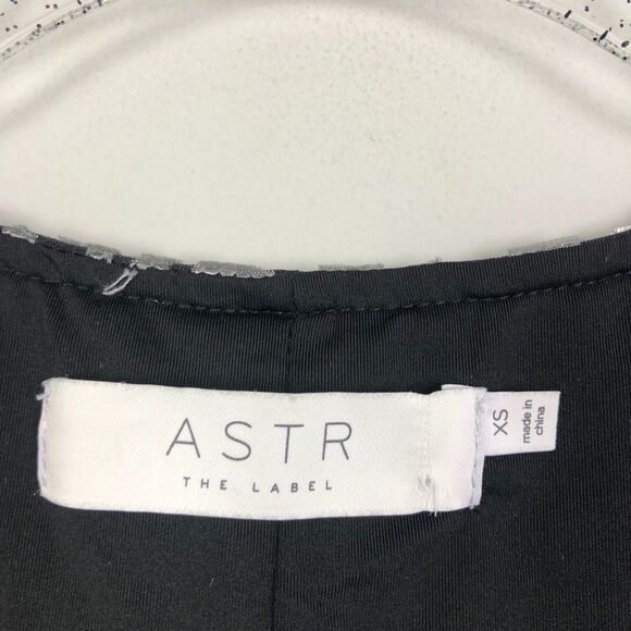 ASTR | Yasmin Dress Silver Leopard Velvet Size XS - Picture 7 of 15